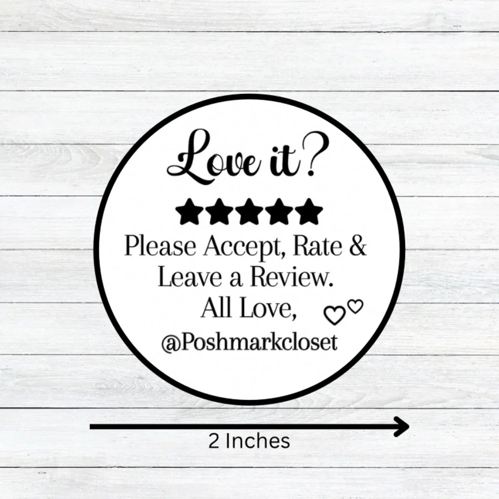 100 Love it? Leave a Review Stickers For Your Small Business